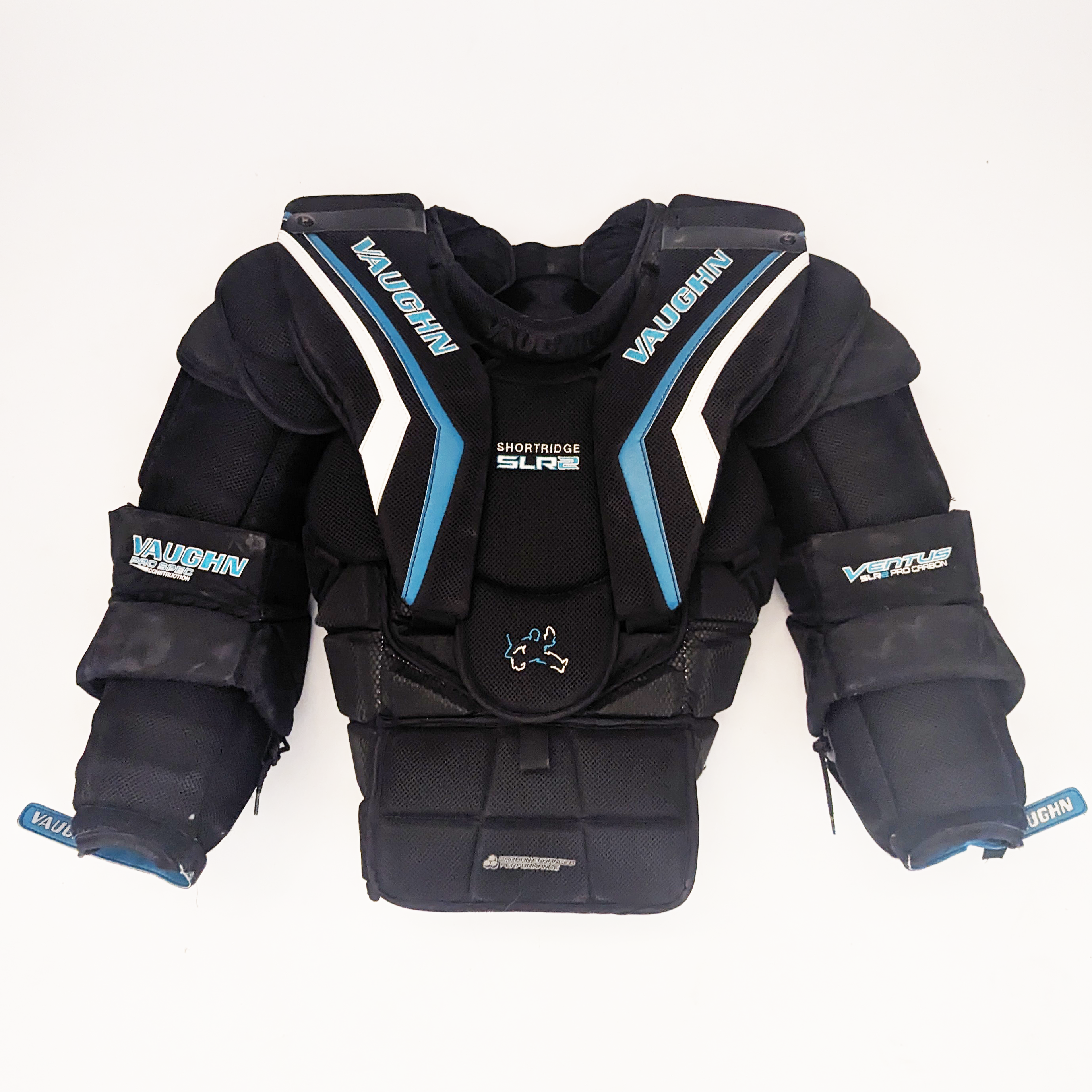 Vaughn SLR2 Pro Carbon – Plastron de gardien de but Pro d'occasion (noir)